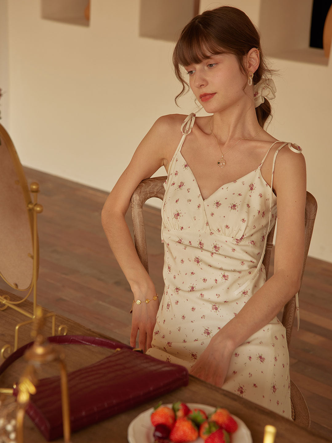 Fioriel | Florales Beleg Maxikleid