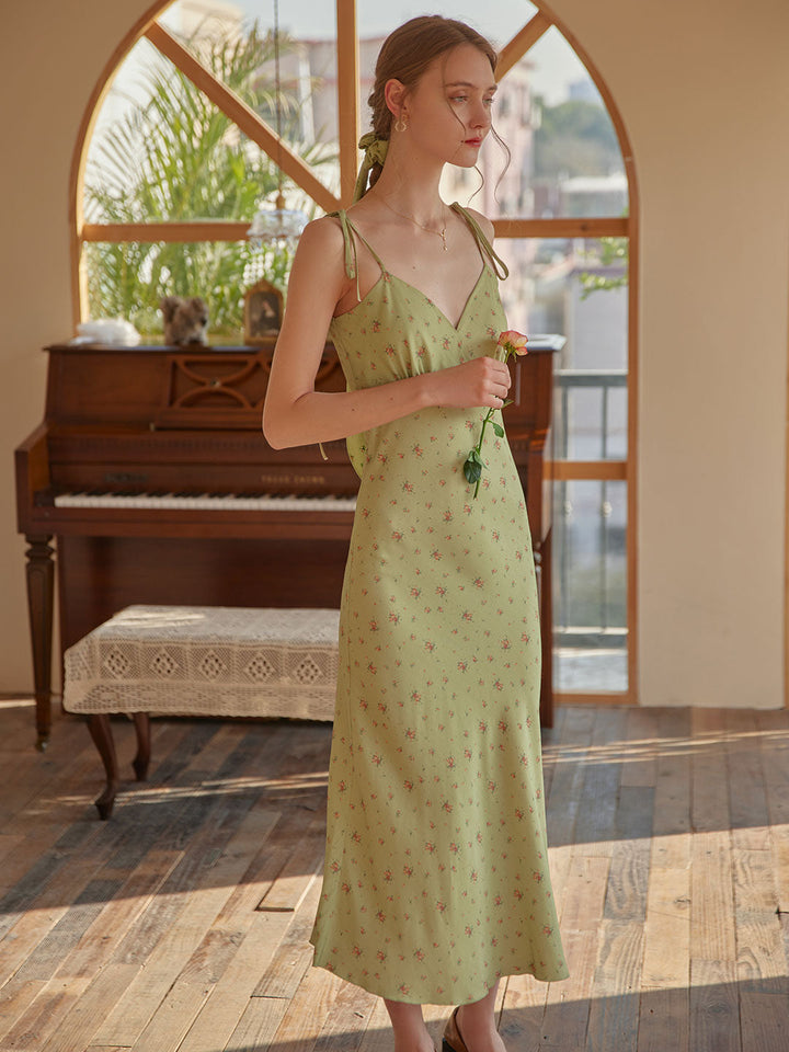 Fioriel | Florales Beleg Maxikleid