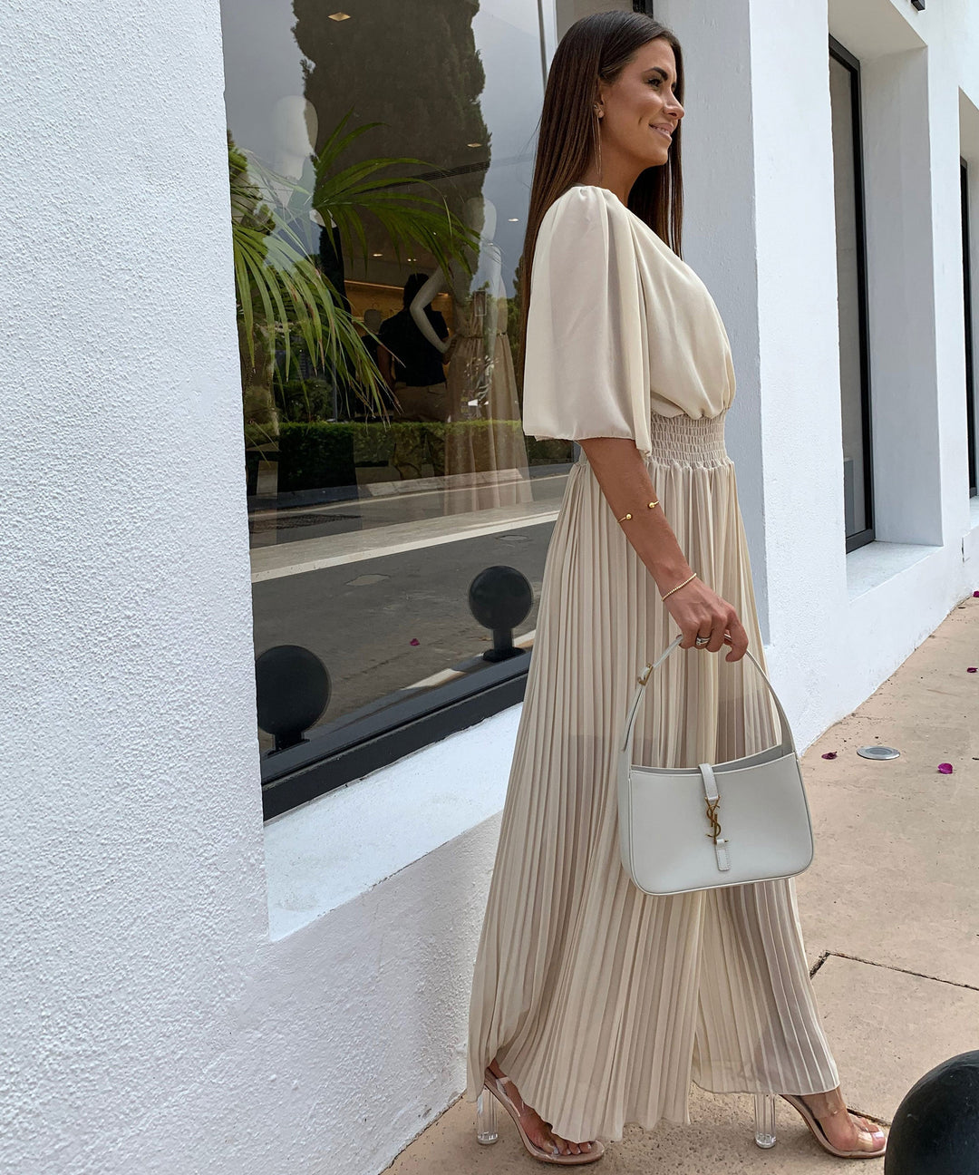 Stariel | Elegantes Einteiliges Outfit Für Damen in Beige