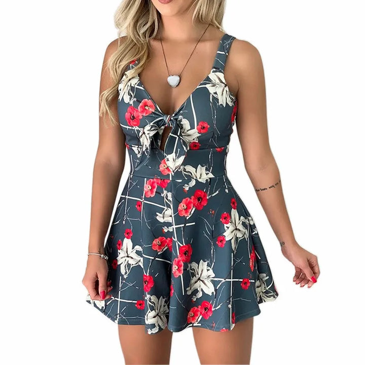 Virelle | Lebendig Bedrucktes Einteiliges Outfit Für Damen