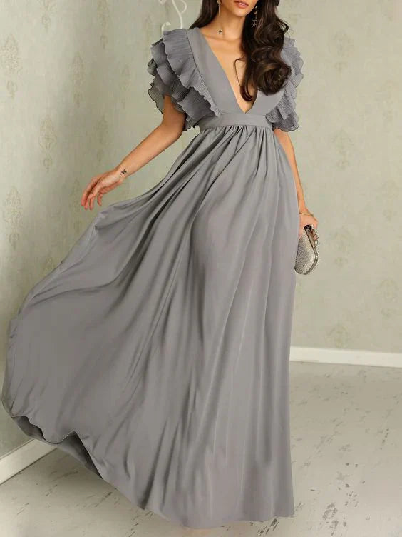 Ivyelle | Lässiges Sommer Kleid Mit Gerüschten Ärmeln