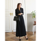 Elenia | Schwarzes Maxi Blazer Kleid Für Damen