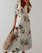Iolanthe | Langes Blumendruck Kleid Für Damen