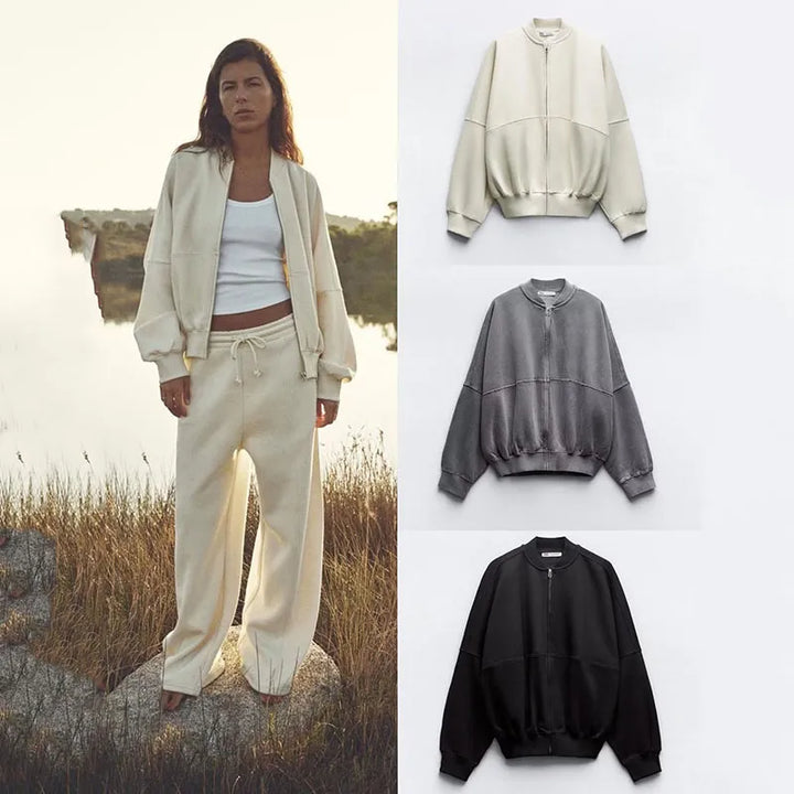 Orla | Bequemes Klassisches Zweiteiliges Outfit für Frauen