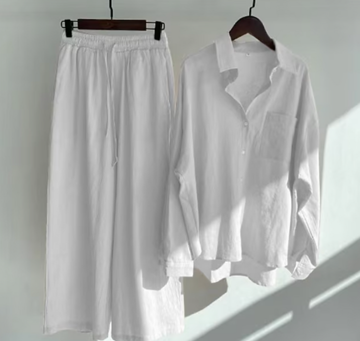 Xanthe | Leichtgewichts Lässiges Zweiteiliges Outfit Für Warmes Wetter