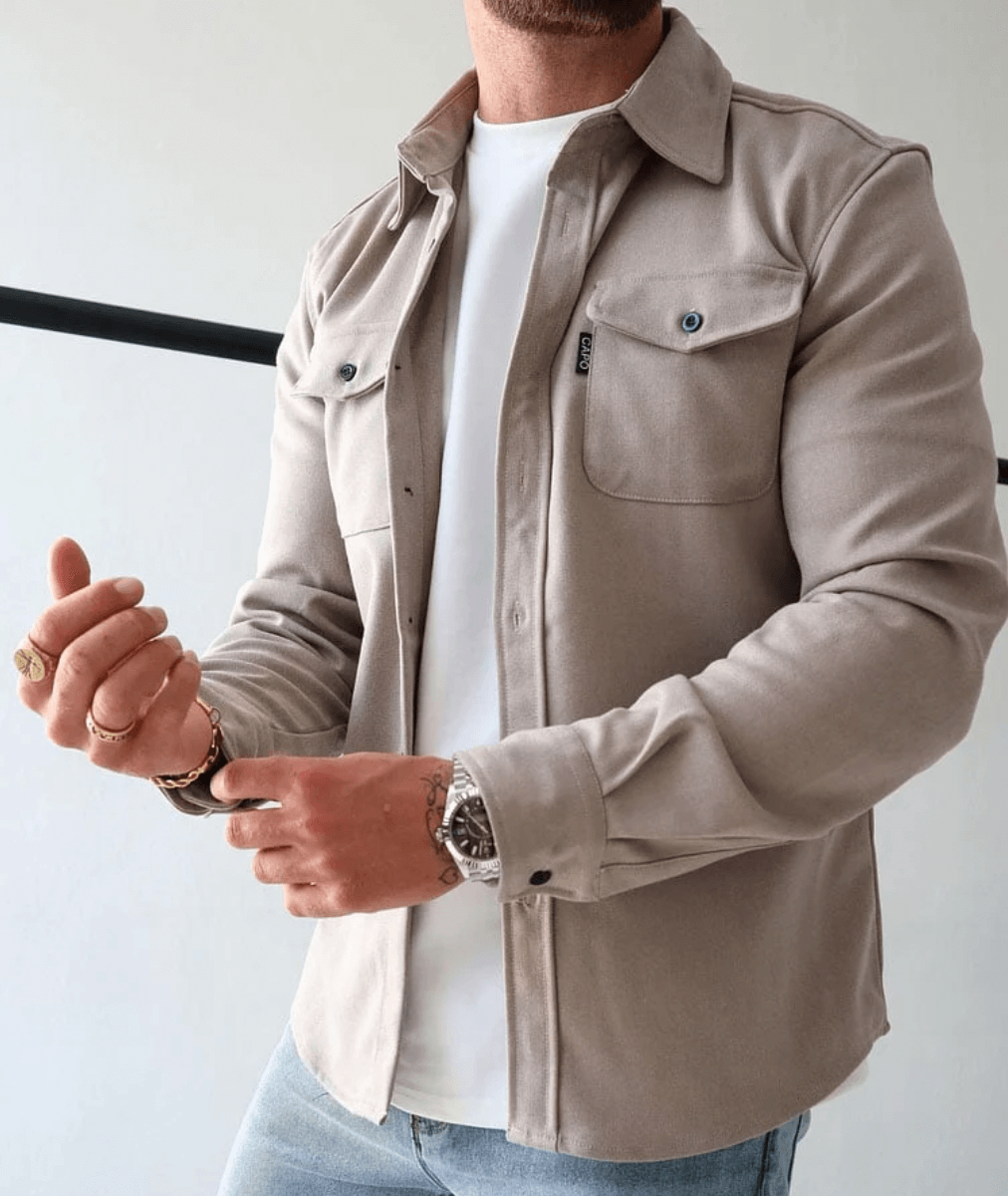 Stylisches Herbsthemd für Männer