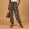 Gemma | Damen Stilvolle Hoher-Taille Hose - Bohème Flair