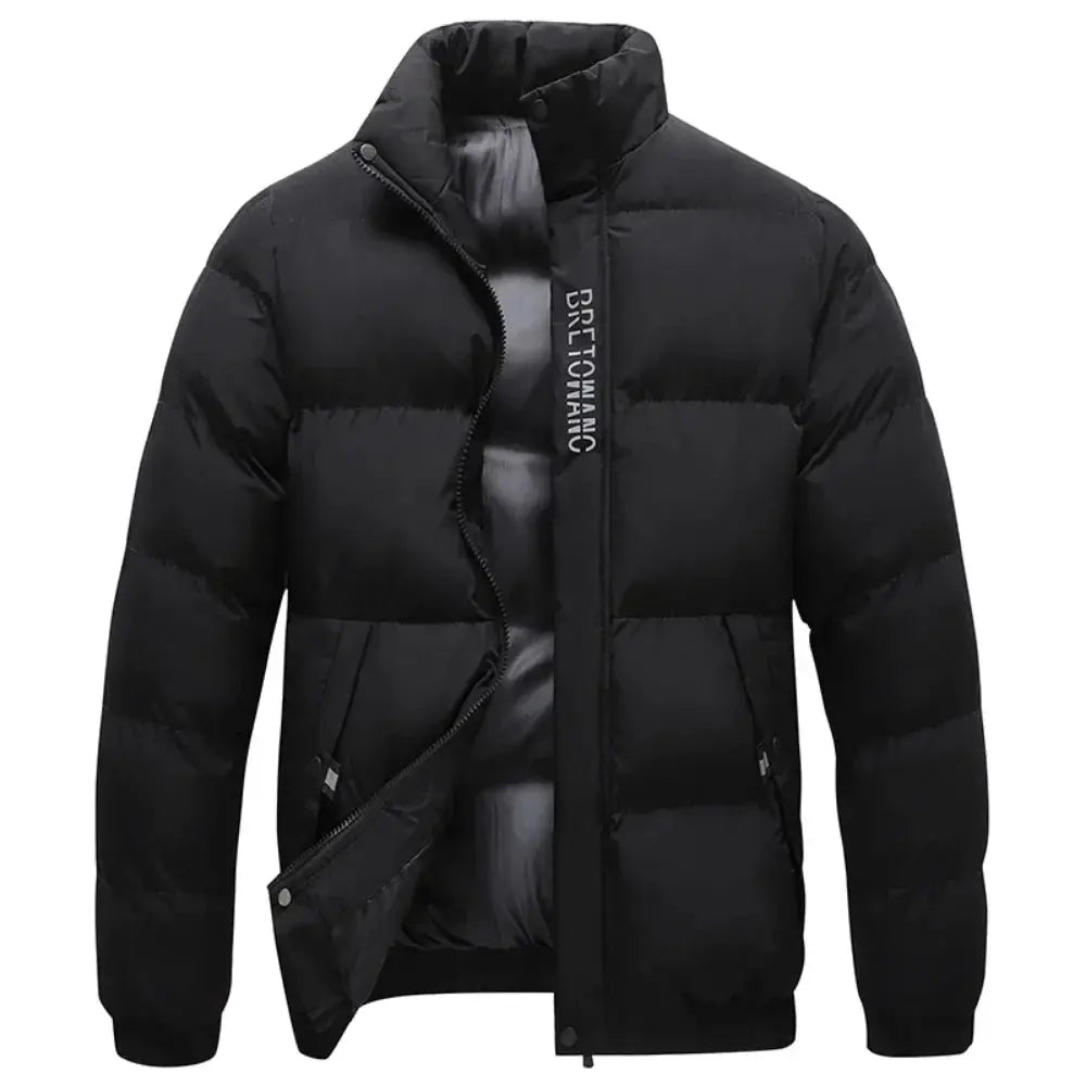 Herren Winterjacke mit Kragen | Warme Isolierung