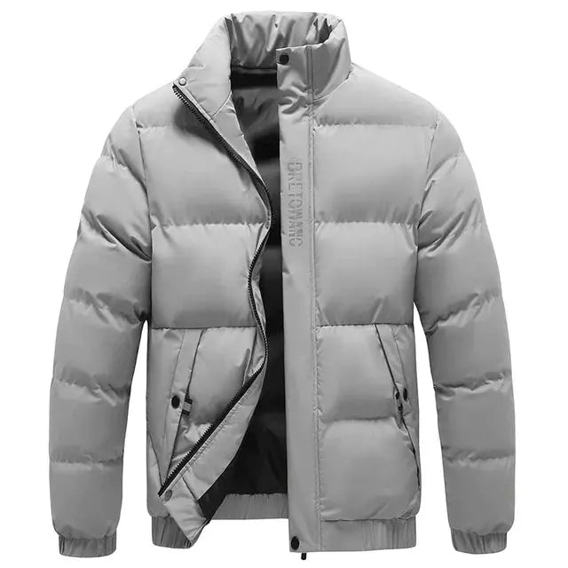 Herren Winterjacke mit Kragen | Warme Isolierung