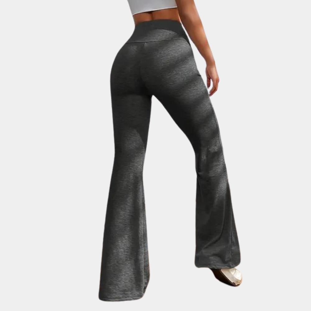 Fern | Ultra-Strecken Hose mit Weitem Bein für Damen
