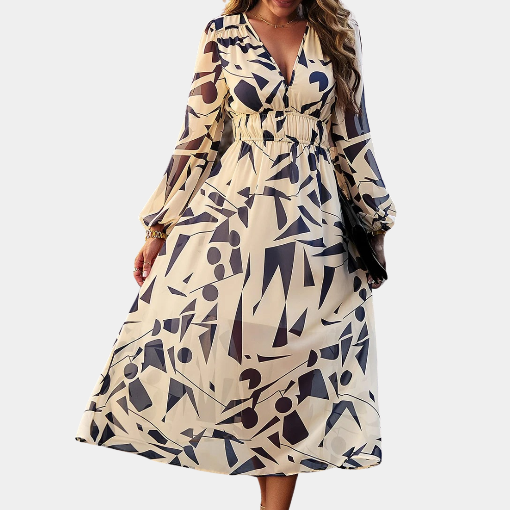 Claury | Fließendes Damen Partykleid