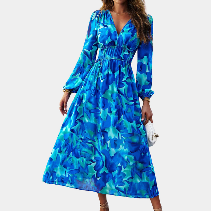 Claury | Fließendes Damen Partykleid