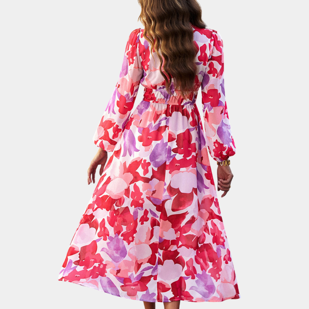 Claury | Fließendes Damen Partykleid