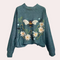 Eileen | Stilvoll Frauen Pullover Mit Floralem Muster