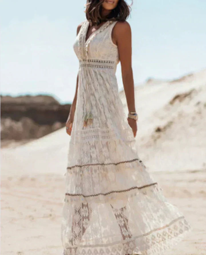 Amrin | Boho Spitzenkleid für Frauen