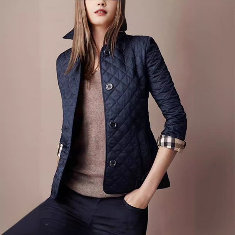 Damen Schmale-Passform Steppjacke