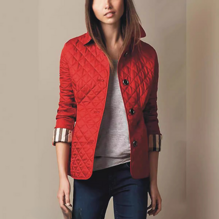 Damen Schmale-Passform Steppjacke