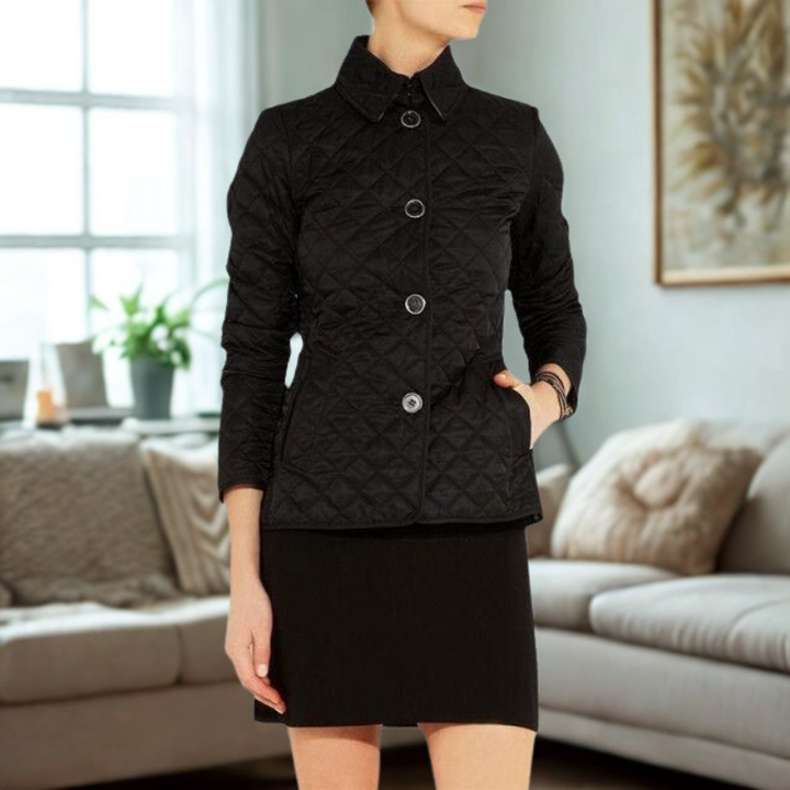 Damen Schmale-Passform Steppjacke