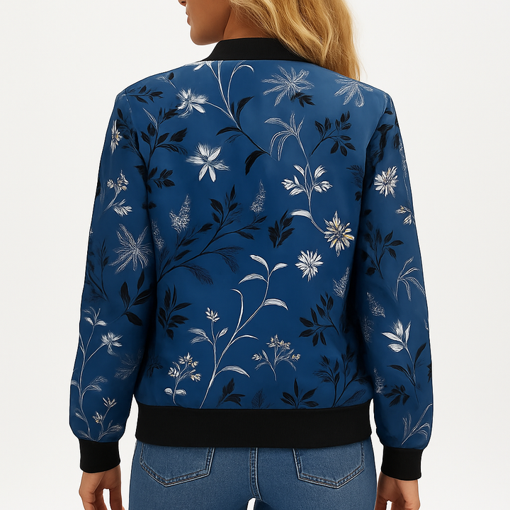 Mireya | Florale Sommer-Bomberjacke für Frauen