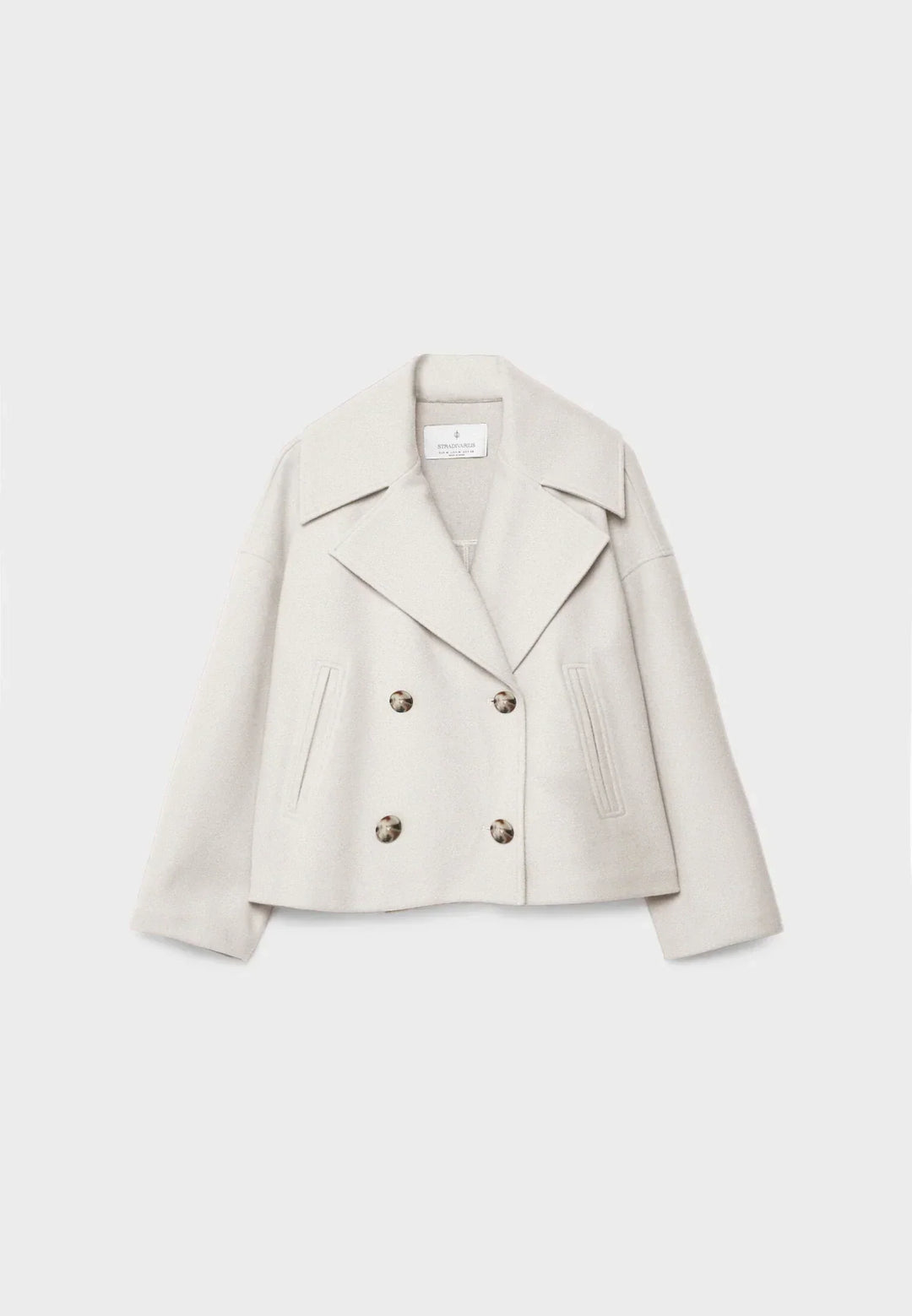 Kaelith | Schicke Doppelt-Brustig Kurze Blazer Jacke
