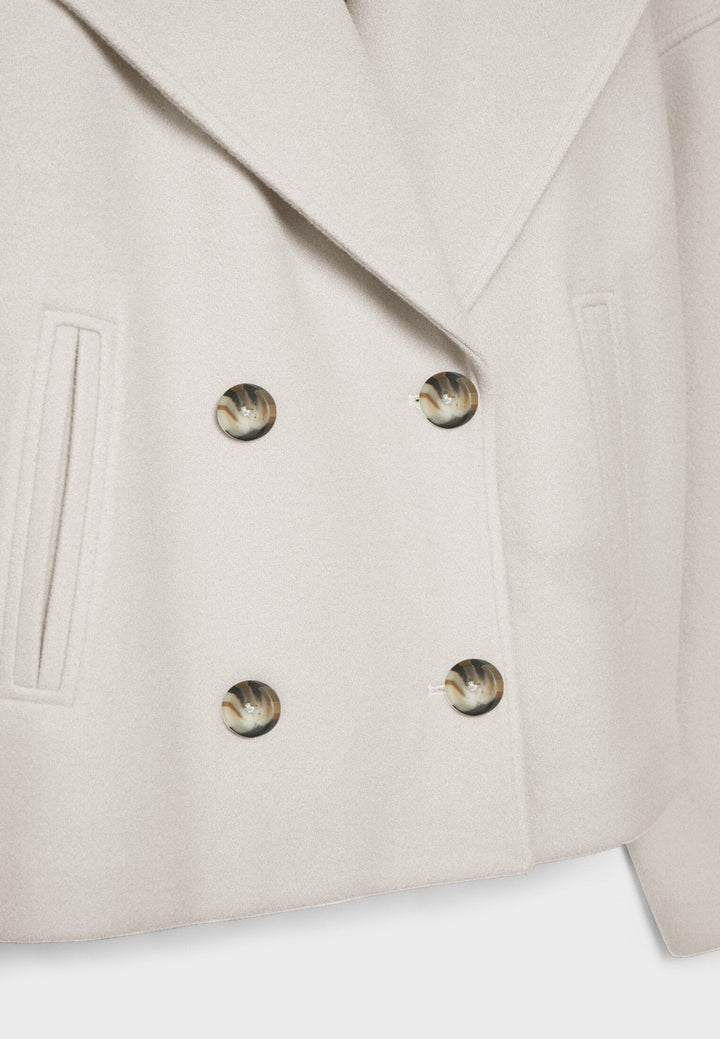 Kaelith | Schicke Doppelt-Brustig Kurze Blazer Jacke