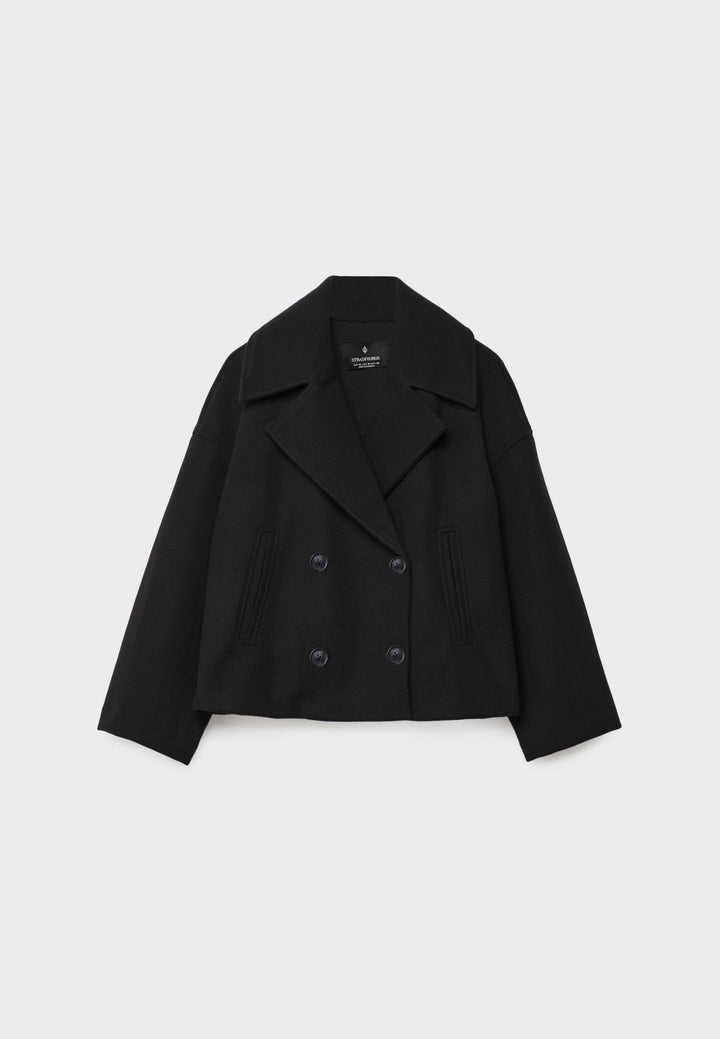 Kaelith | Schicke Doppelt-Brustig Kurze Blazer Jacke