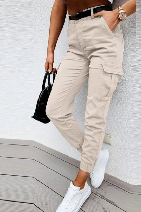 Karmina | Stylische Damen Cargo-Hose mit Taschen