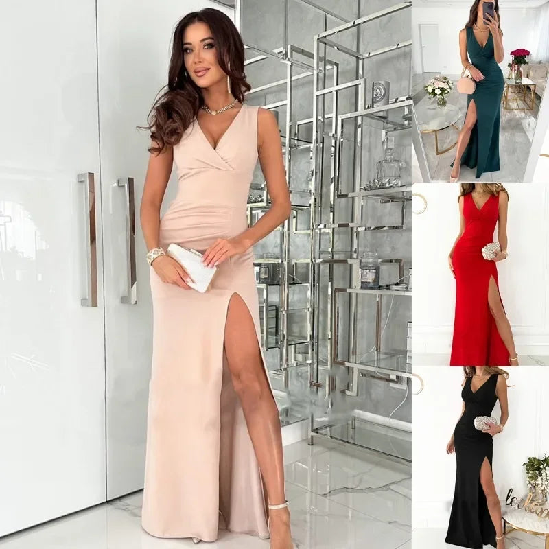 Lysira | Elegantes Ärmelloses Midikleid