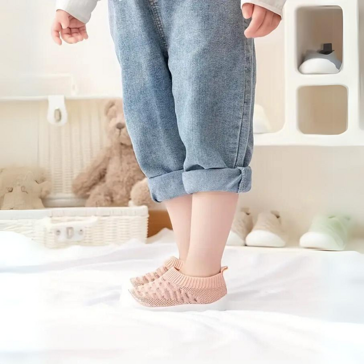 Mia | Kinder Barfußschuhe – Flexibler Breiter Zehenpartie Turnschuhe für Babys und Kleinkinder