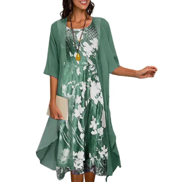 Lurelia | Elegantes Langärmeliges Abendstrickkleid Für Frauen