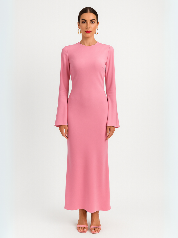 Bexley | Damen Elegantes Satin-Maxikleid