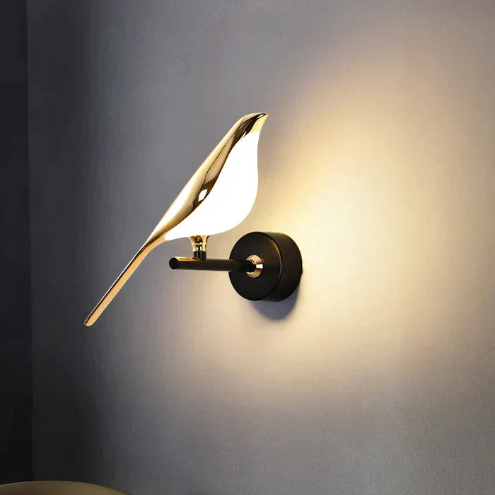 Bordik | Moderne Vogel-Wandlampe
