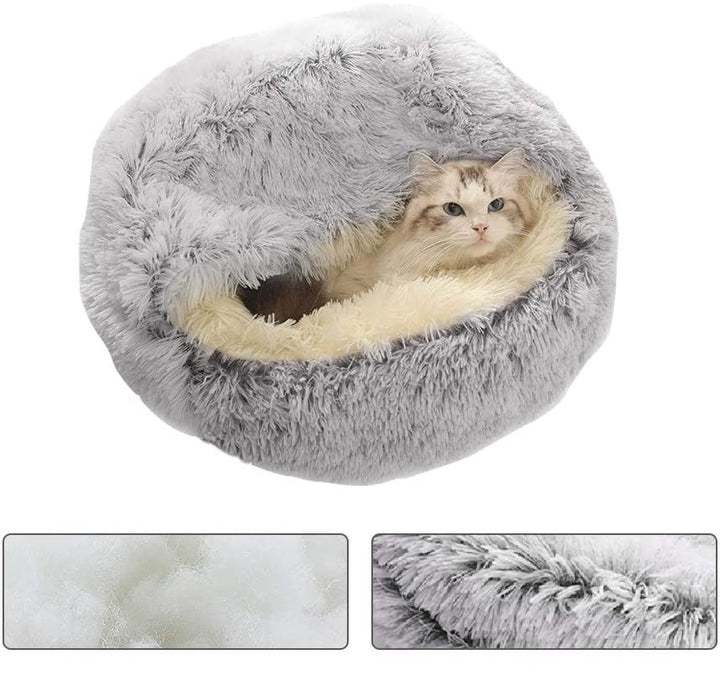 Ultraweiches Krapfen-Haustierbett