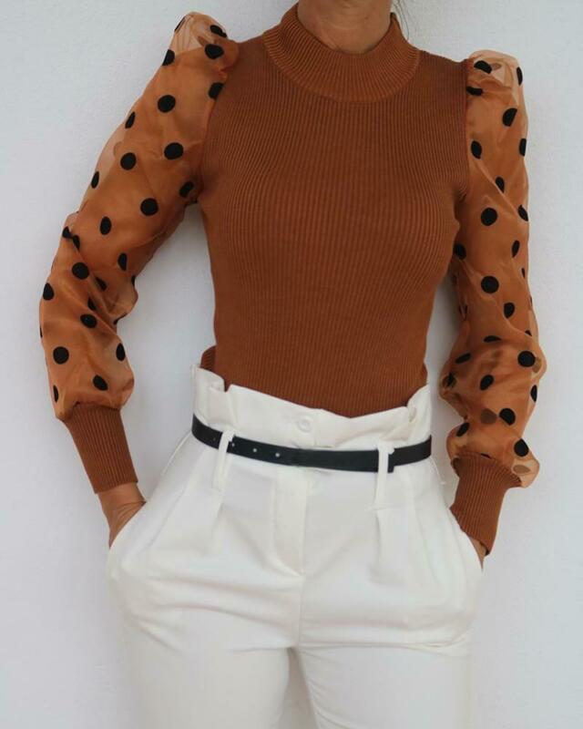 Rainelle | Damen Elegante Langarm Bluse