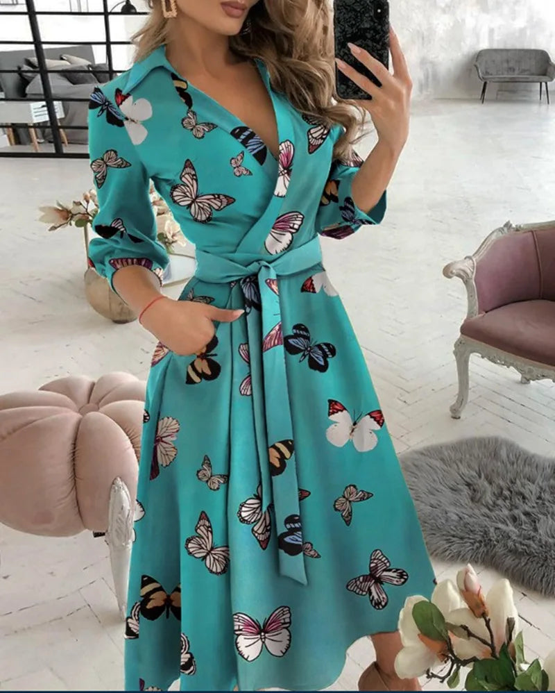 Dorelia | Elegantes Wickelkleid Für Damen