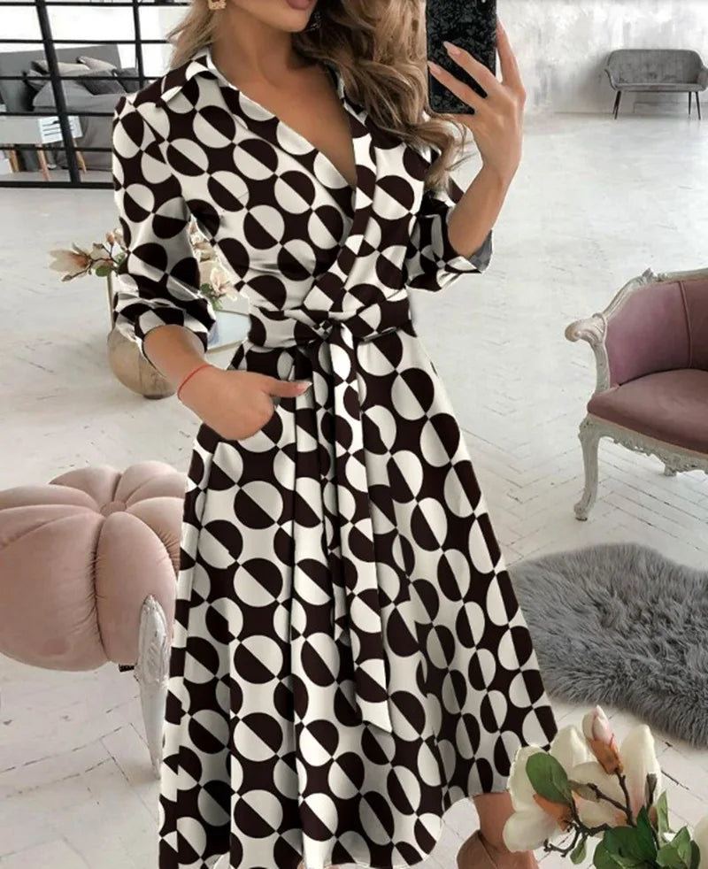 Dorelia | Elegantes Wickelkleid Für Damen