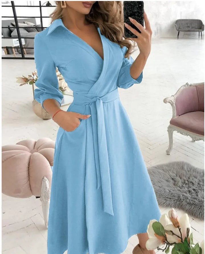 Dorelia | Elegantes Wickelkleid Für Damen