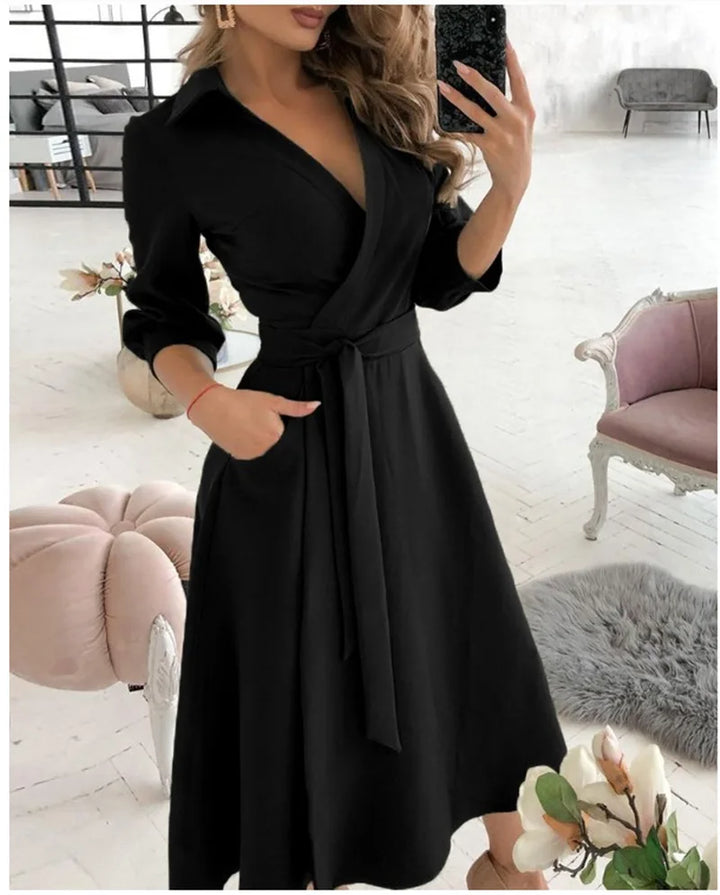 Dorelia | Elegantes Wickelkleid Für Damen