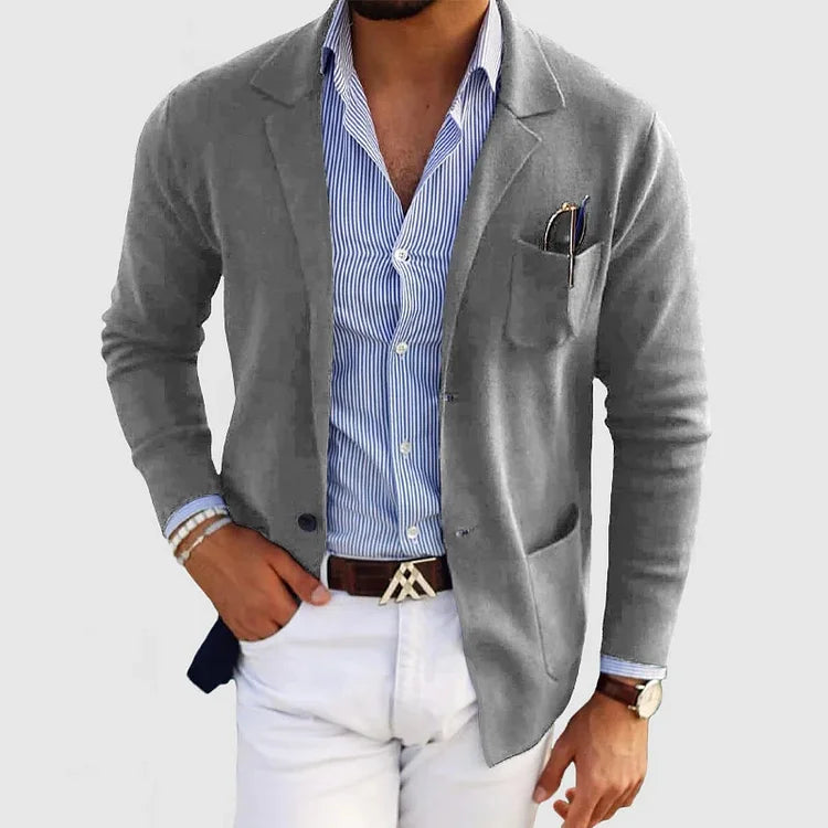 Herren Strickblazer | Lässig und Geschäft Stil