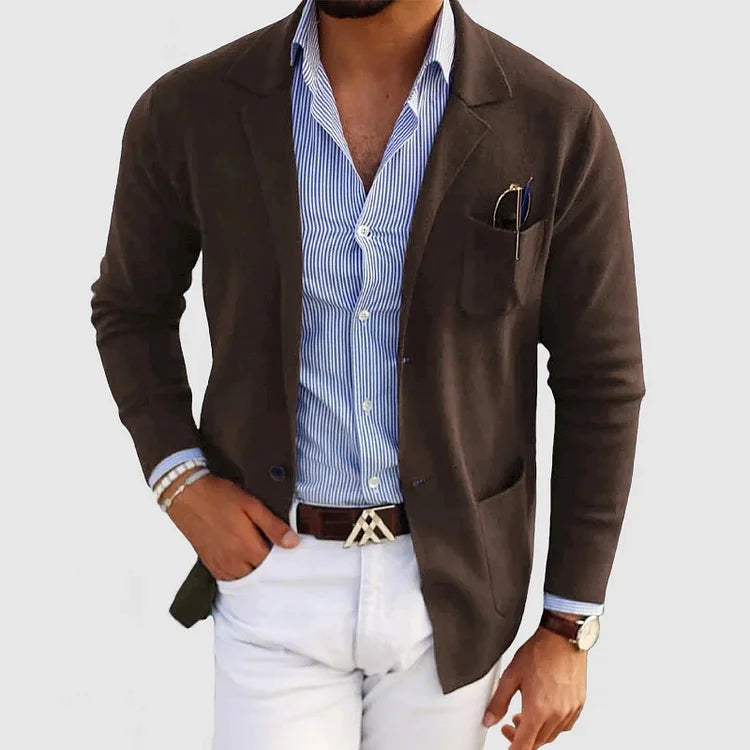 Herren Strickblazer | Lässig und Geschäft Stil