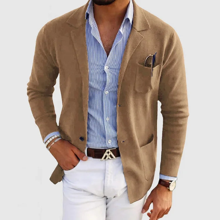 Herren Strickblazer | Lässig und Geschäft Stil