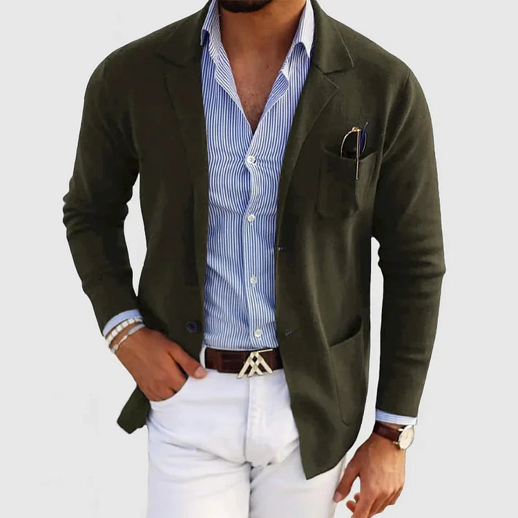 Herren Strickblazer | Lässig und Geschäft Stil