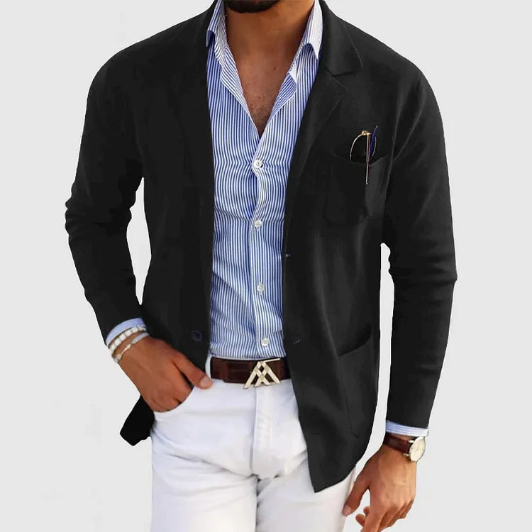 Herren Strickblazer | Lässig und Geschäft Stil