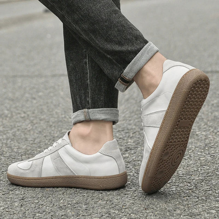 Herren Turnschuhe Aus Wildleder Mit Strapazierfähiger Außensohle