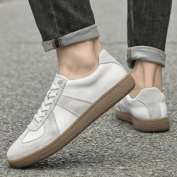 Herren Turnschuhe Aus Wildleder Mit Strapazierfähiger Außensohle