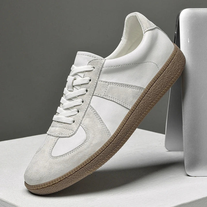 Herren Turnschuhe Aus Wildleder Mit Strapazierfähiger Außensohle