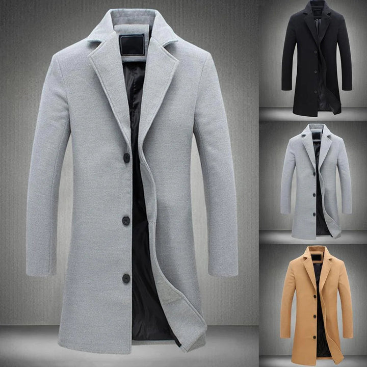 Jonas | Herren Lange isolierte Winterjacke