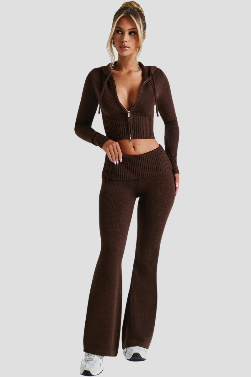 Nessa | Gemütliches Loungewear-Outfit mit Reißverschluss für Damen