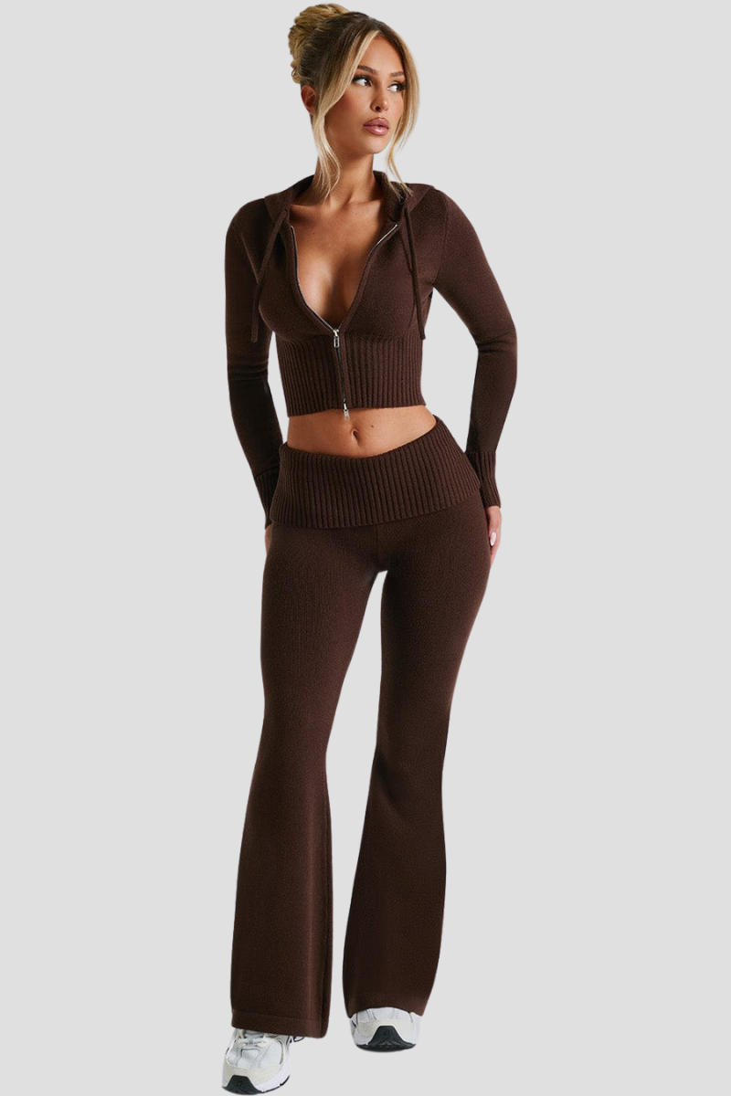 Nessa | Gemütliches Loungewear-Outfit mit Reißverschluss für Damen