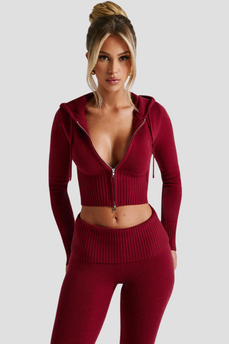 Nessa | Gemütliches Loungewear-Outfit mit Reißverschluss für Damen